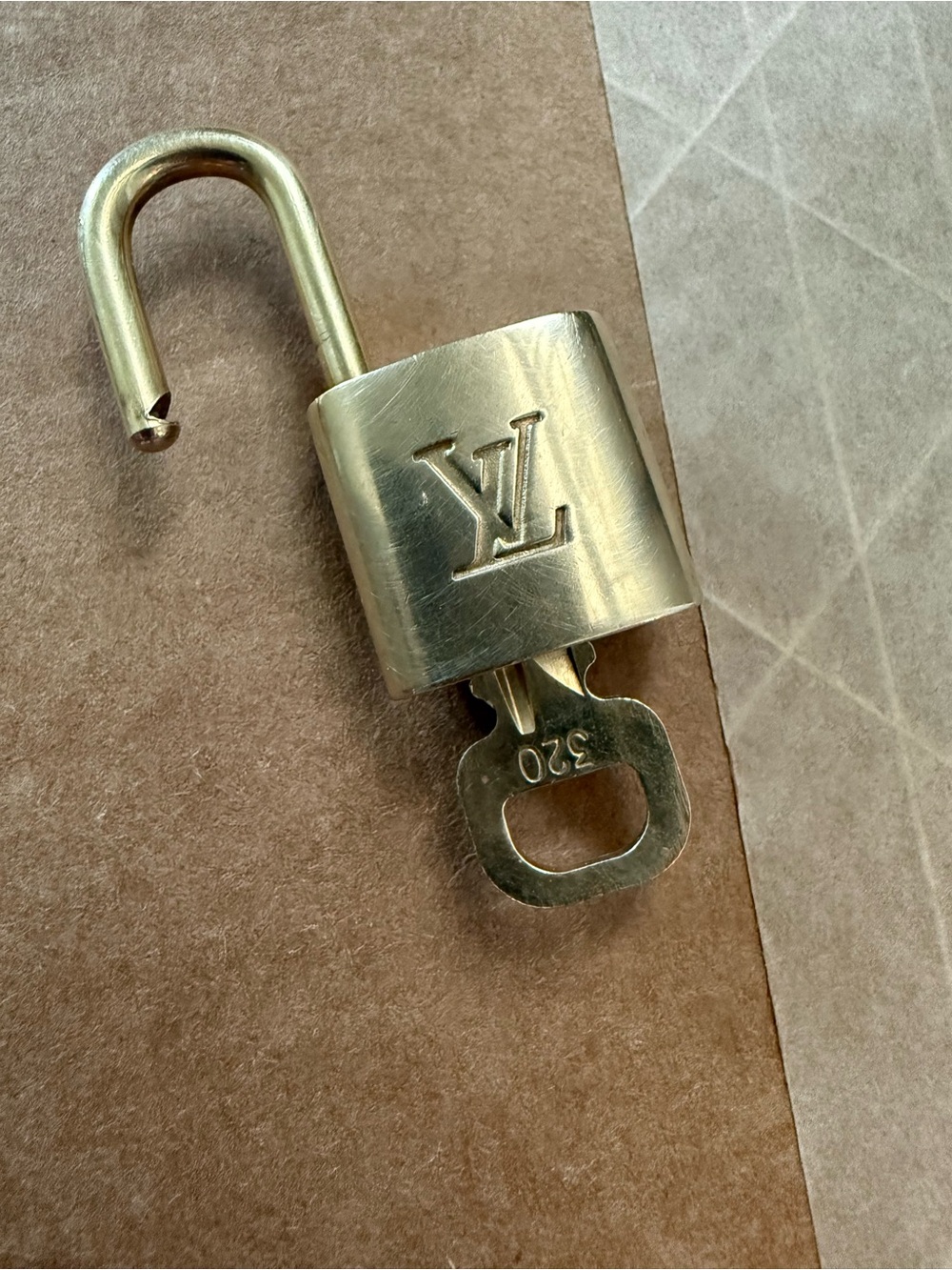 Louis Vuitton Authentic Lock &
Key #320